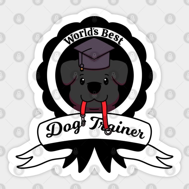 World’s Best Dog Trainer Sticker by TheMaskedTooner